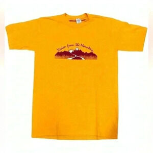 NEW | Vintage 80s Jerzee by Russell Single Stitch T-Shirt | Mustard | Unisex M